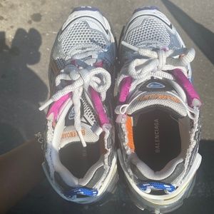 BALENCIAGA Colorblock Trainer Sneakers